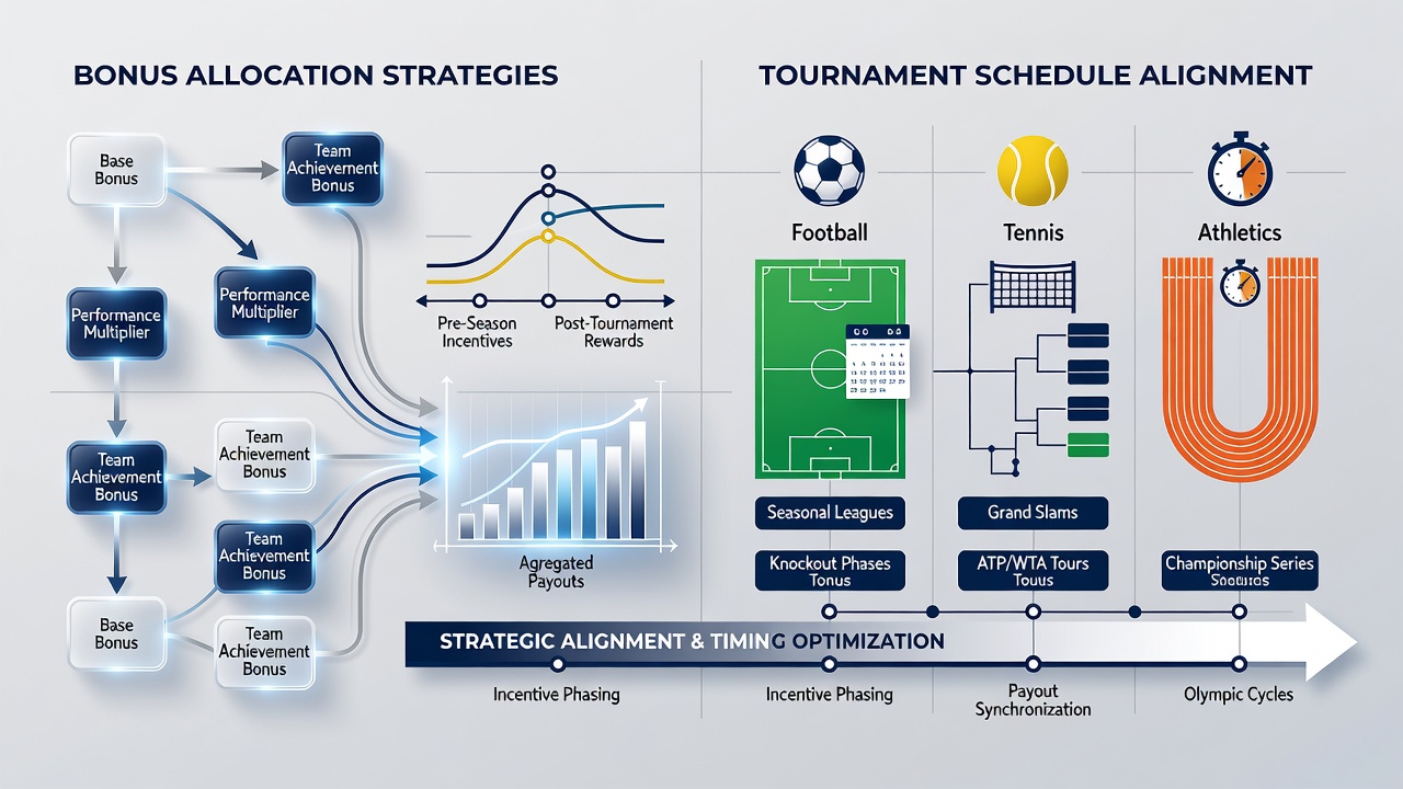 Esports tournament bracket displayed on mobile screen with overlaid bonus allocation details