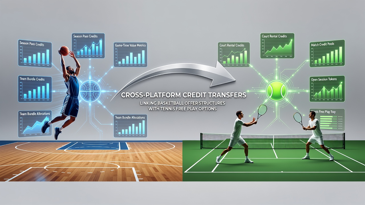 Mobile screen displaying successful credit transfer from basketball promotion to tennis free play balance