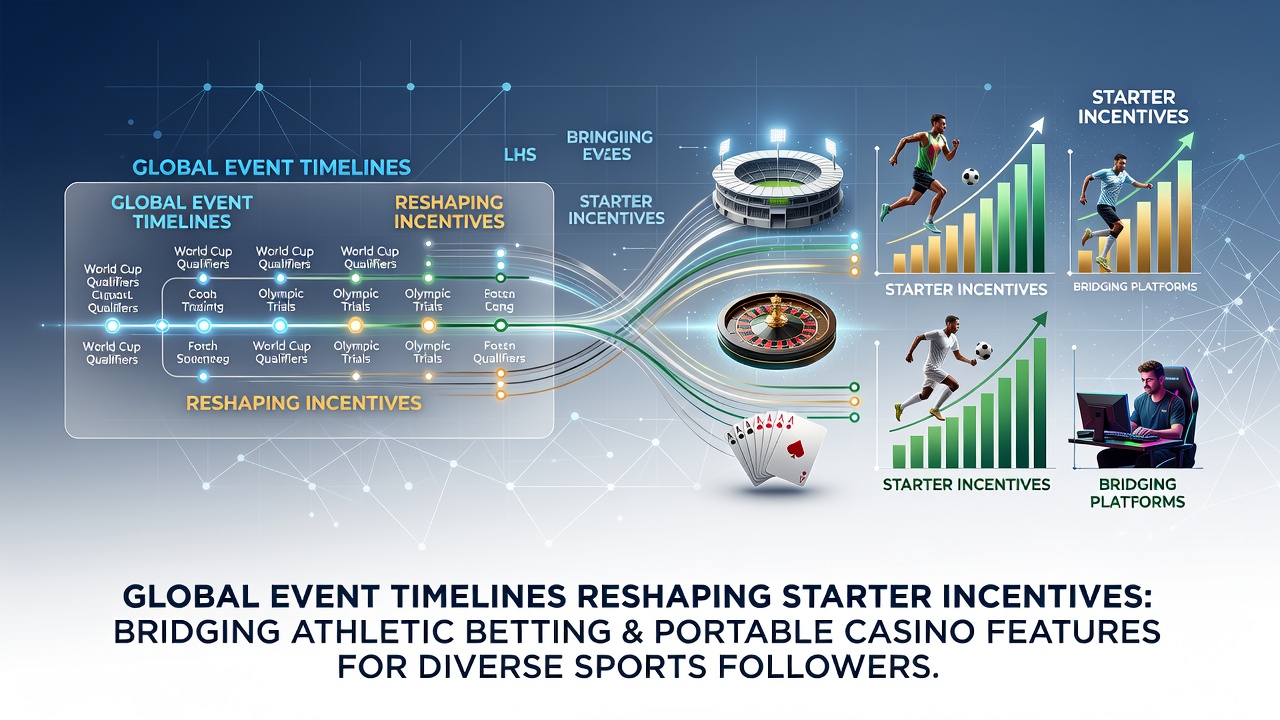 Global sports calendars and mobile gaming interfaces overlapping during major events