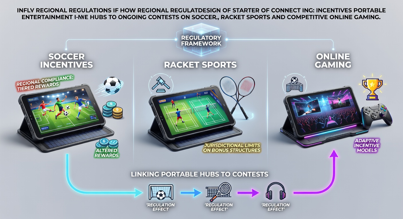 Regional regulatory frameworks shaping mobile gaming incentives connected to live soccer and racket sport events