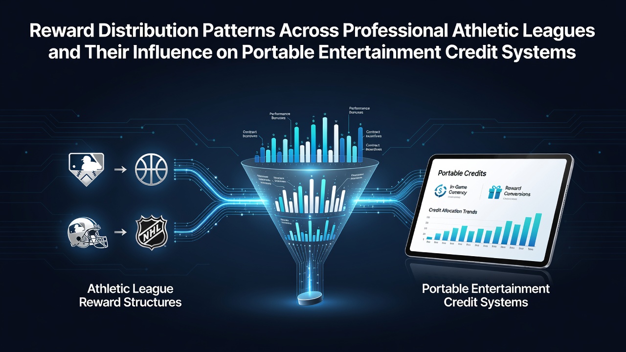 Chart showing reward distribution across major sports leagues including salary caps and revenue sharing models