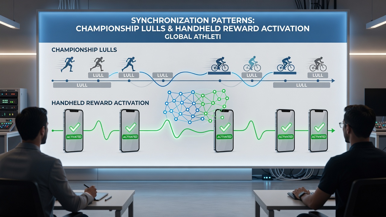 Global map illustrating regional differences in reward activation timing during sports championship lulls