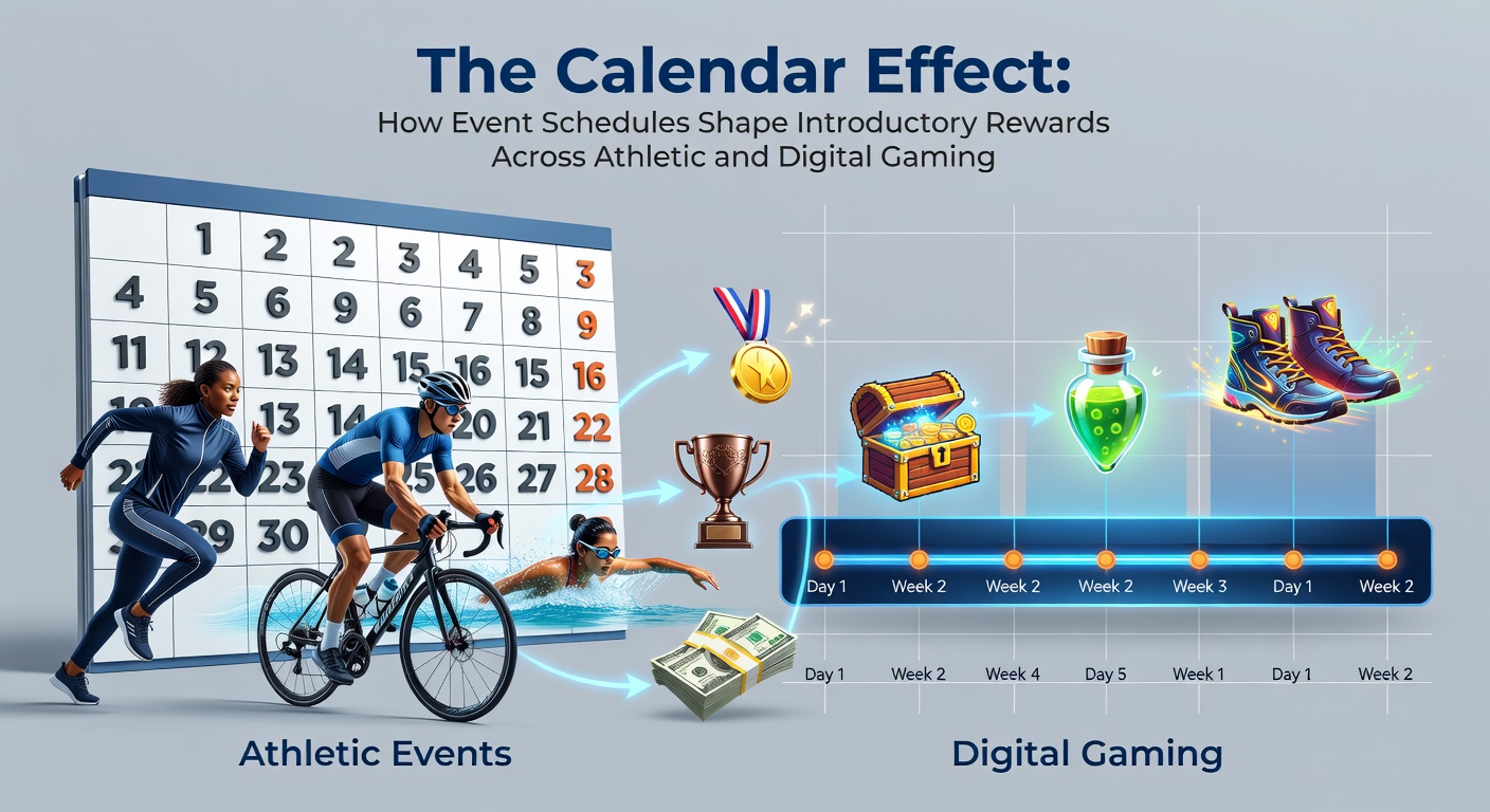 Digital gaming events and reward networks illustrating calendar-driven introductory offers across platforms